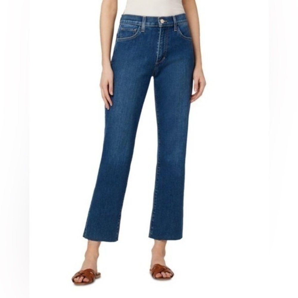Joe”s Jeans cropped stretch straight jeans size 25